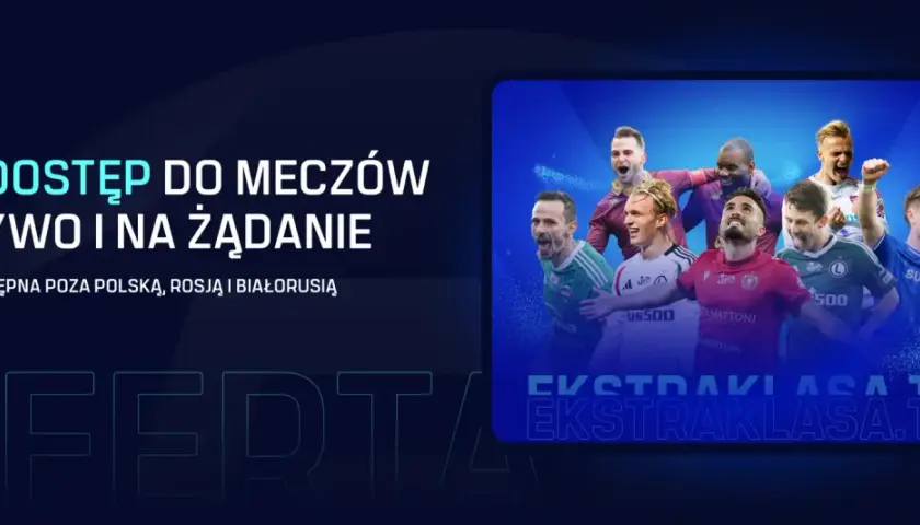 Kup dostęp do meczów na żywo i na żądanie. Sprawdź ekstraklasa tv cennik dla oferty poza Polską, Rosją i Białorusią.