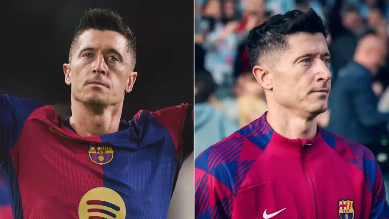 Robert Lewandowski w barwach Barcelony. Czy to już zapowiedź końca kariery?