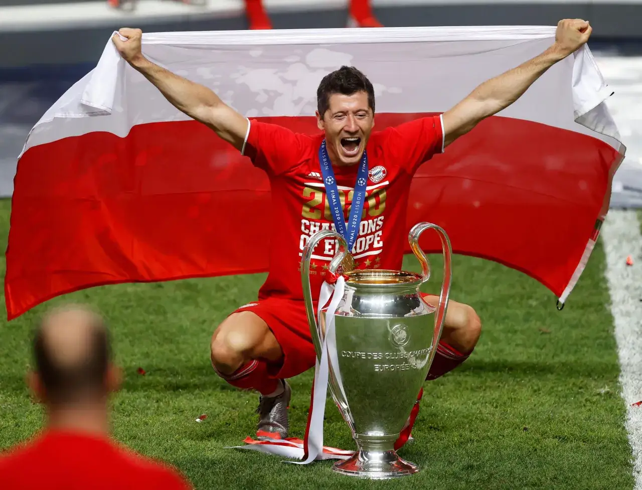 Bayern Monachium Liga Mistrzów 2020 Robert Lewandowski Hansi Flick