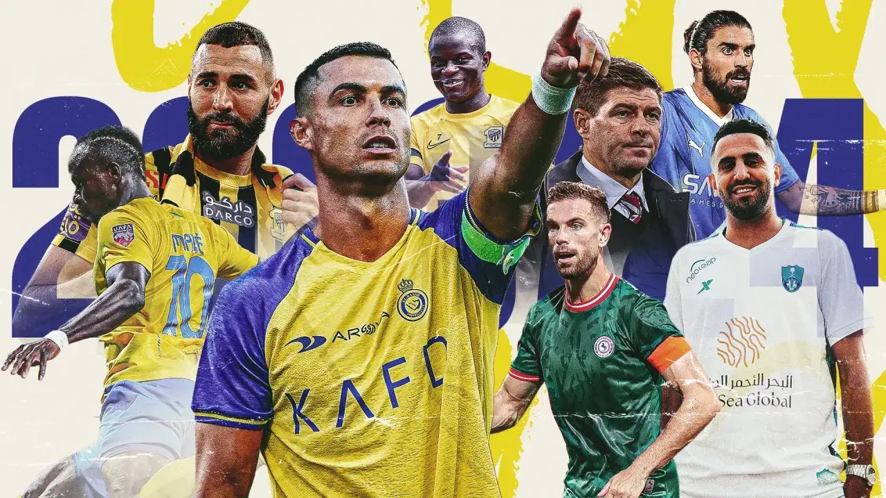 Gwiazdy piłki nożnej w Saudi Pro League